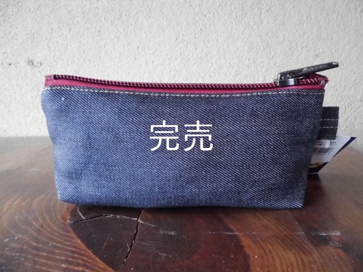 画像4: 鬼太郎本舗『デニムペンケース』(2種あり／カラー：レッド) (4)